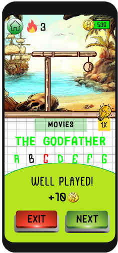 Desperate Hangman - Word Game - Screenshot 2