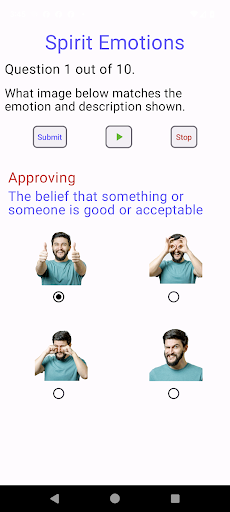 Android application Spirit Emotions screenshort