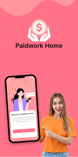 Android application Paid Work Home screenshort