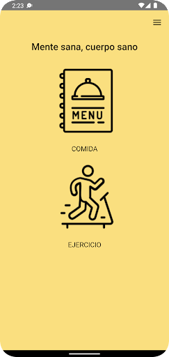 Android application Food & Move screenshort