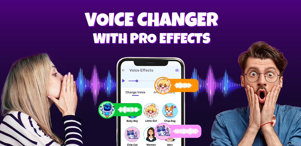 Voice Changer with Pro Effects- Android 앱 엔터테인먼트를위한 최신 버전 1.0.0