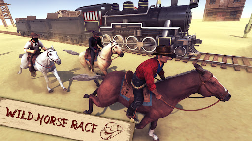 Android application Cowboy Wild Gunfighter Games screenshort