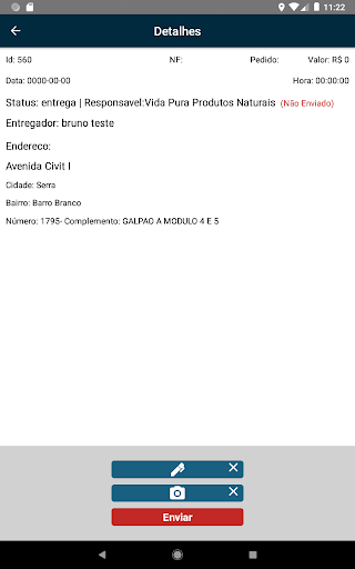 cEntregas Screen 3