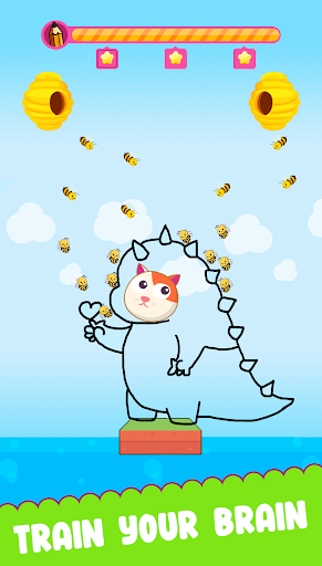 Doge Save - Dog and Bee Puzzle Screen 3