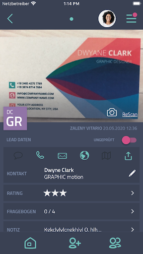 myStandLeads Screen 3