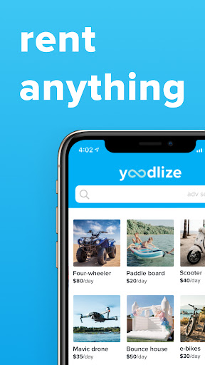 Android application Yoodlize: Rent Anything screenshort
