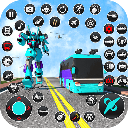 Flying Robot Car Bus Transform 1.0 Icon