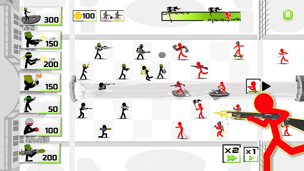Stickman Army : The Defenders 48 APK + Mod (Unlimited money) for Android
