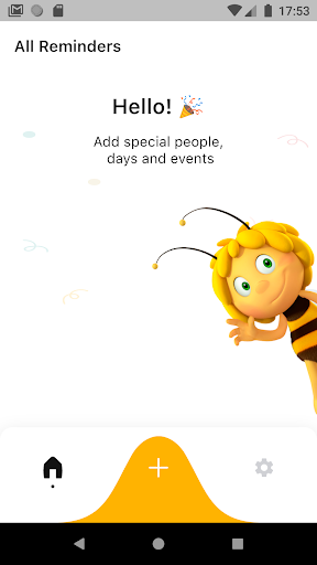 Android application Birthday Reminder - BeeFam screenshort