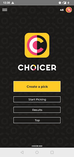 Android application Choicer screenshort
