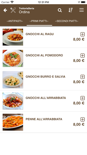 Trattoria Berta Screen 3