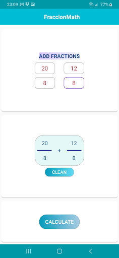 FraccionMath - Fractions Screen 2