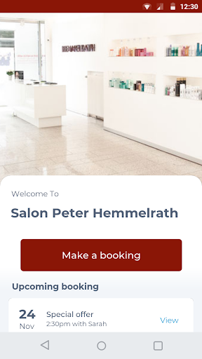 Android application Salon Peter Hemmelrath screenshort