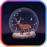 Wallpapers for Galaxy - Snowball in Reindeer icon