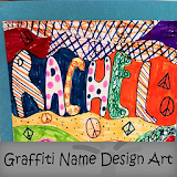 Graffiti Name Design Art icon