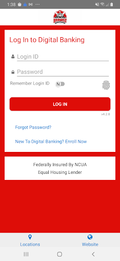Android application NY Bravest FCU Mobile screenshort
