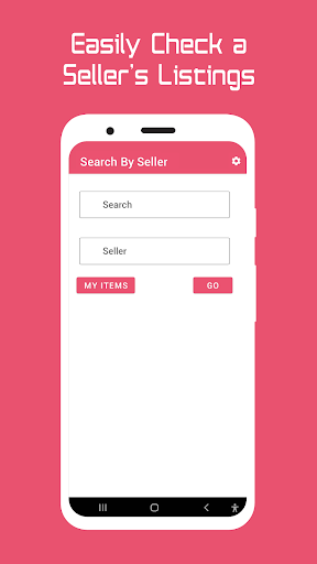 Android application Search By Seller (on eBay) screenshort