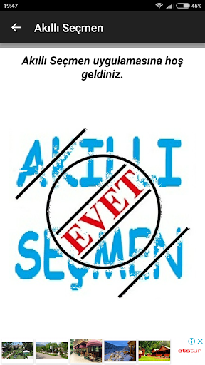 Android application Akilli Secmen - Secim 2023 screenshort