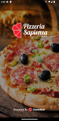 Android application Pizzeria Sapienza CLT screenshort