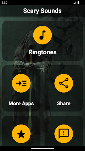 Android application Scary Ringtones screenshort