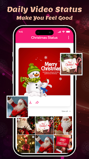 Christmas Video Status Screen 2