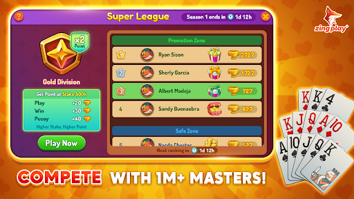 Pusoy, Chinese Poker -ZingPlay screenshot 4