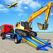 Mega Excavator Construction Truck Transport Games