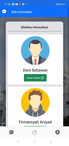 Android application SIFOKER Pemkot Bima screenshort