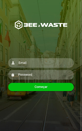 Android application Bee2waste Mobile screenshort