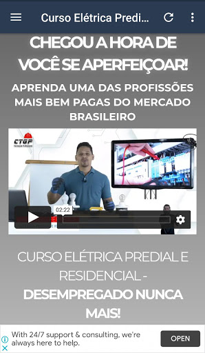 Android application Curso Elétrica Predial e Resid screenshort