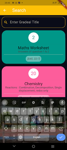 Gradeally vTech Guild | AI ML Screen 3