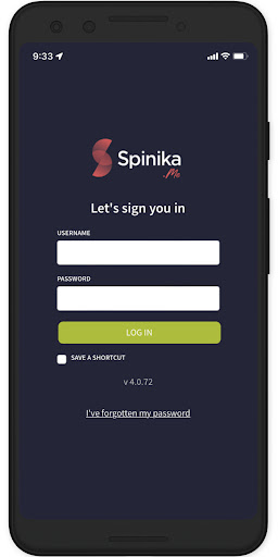 Android application Spinika Me screenshort