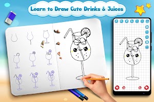 Learn to Draw Cute Drinks & Juices