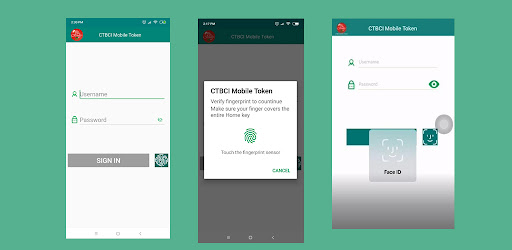 CTBC Mobile Security Token Screen 2