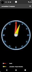 Captura 8 Jerusalem Compass 2 android