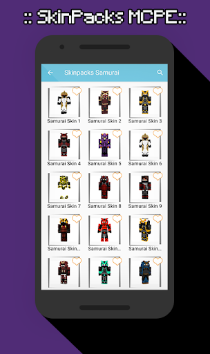 Samurai Skins for Minecraft