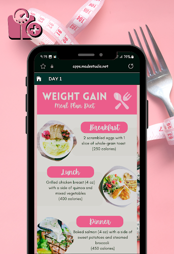 Weight Gain Diet Meal Plan Screen 3