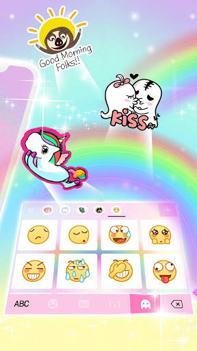 Rainbow Colors Theme Screen 3