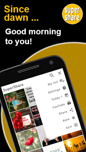 Android application SuperShare screenshort