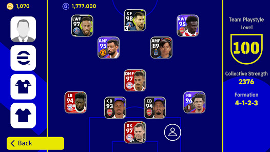 eFootball PES 2021 Mod APK 7.5.1 (Unlimited money, Coins) Gallery 1