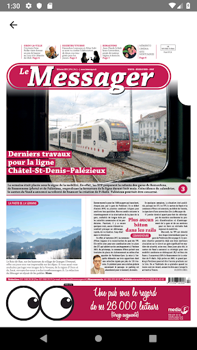 Le Messager Screen 2