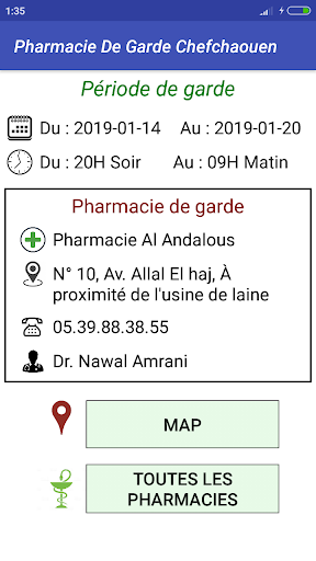 Pharmacie de garde Chefchaouen