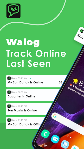 Captura 2 Walog Last Seen Online Tracker android