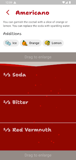 MyJigger - Cocktail Helper Screen 2