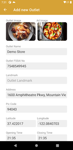HT Outlet App Screen 3