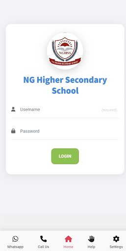 N G Higher Secondary School Screen 2