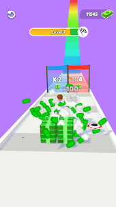 Money Stack Run 3D