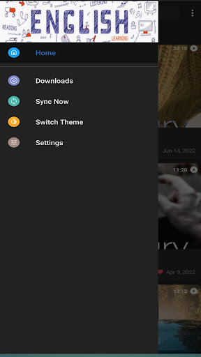 Android application English Vocabulary Podcast screenshort
