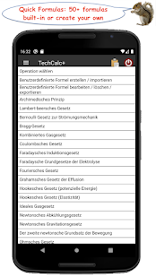 TechCalc+ Taschenrechner Screenshot