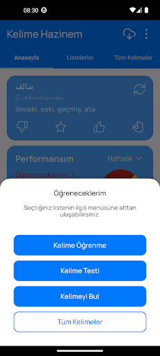 Kelime Hazinem - Arapça Hazine Screen 2